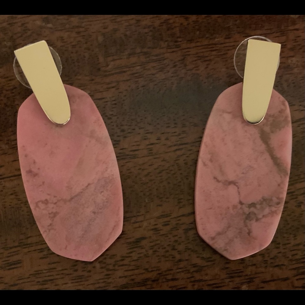 Kendra Scott Inez Rose Quartz Earrings